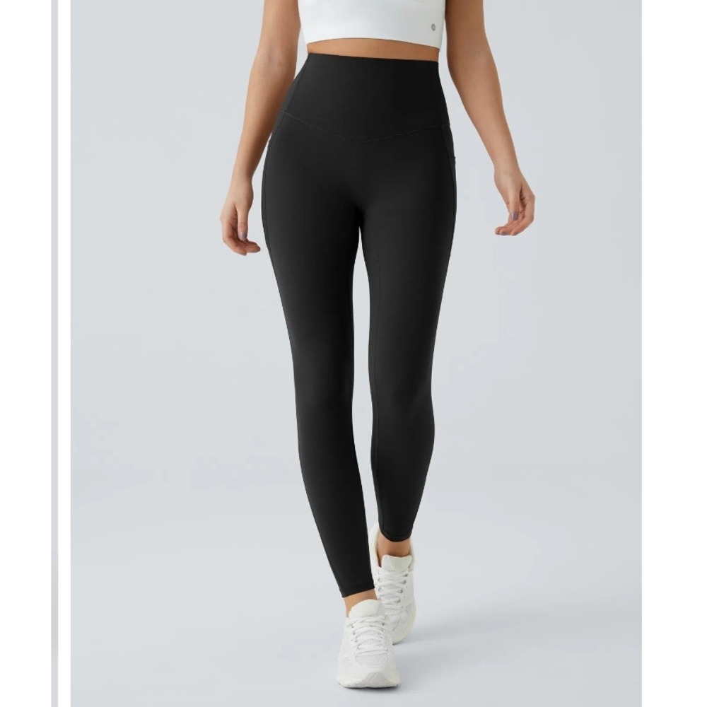 Halara UltraSculpt High Waisted Tummy Control Pocket Shaping Training Leggings S